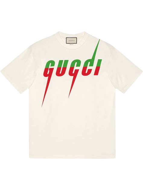 gucci t-shirt à logo imprimé|authentic gucci t shirts.